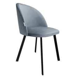 Krzesło Colin tkanina Welur noga metalowa
