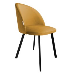 Krzesło Colin tkanina Welur noga metalowa