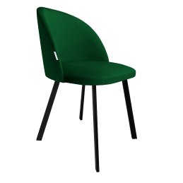 Krzesło Colin tkanina Welur noga metalowa