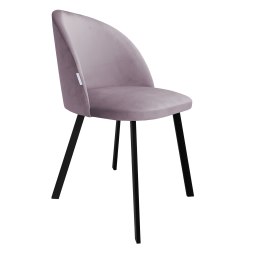Krzesło Colin tkanina Welur noga metalowa