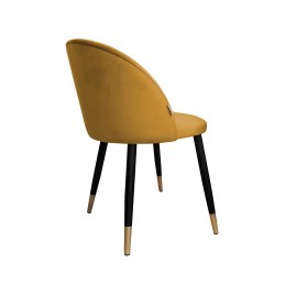 Krzesło Colin tkanina Welur noga metalowa