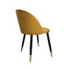 Krzesło Colin tkanina Welur noga metalowa