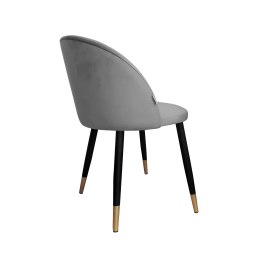 Krzesło Colin tkanina Welur noga metalowa