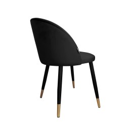 Krzesło Colin tkanina Welur noga metalowa