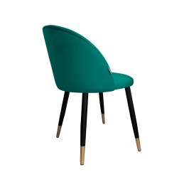 Krzesło Colin tkanina Welur noga metalowa