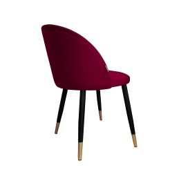 Krzesło Colin tkanina Welur noga metalowa