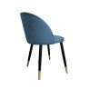 Krzesło Colin tkanina Welur noga metalowa