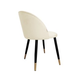 Krzesło Colin tkanina Welur noga metalowa