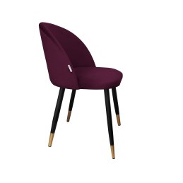 Krzesło Colin tkanina Welur noga metalowa