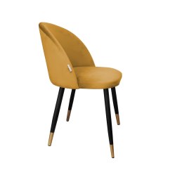 Krzesło Colin tkanina Welur noga metalowa