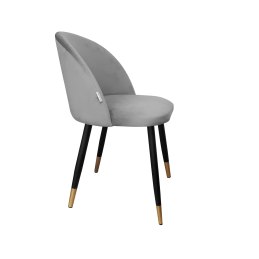 Krzesło Colin tkanina Welur noga metalowa