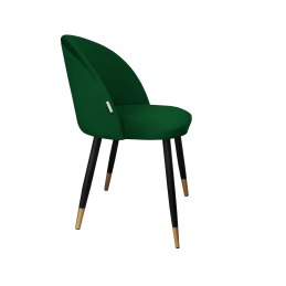 Krzesło Colin tkanina Welur noga metalowa