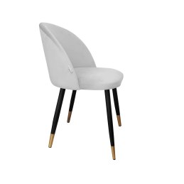 Krzesło Colin tkanina Welur noga metalowa