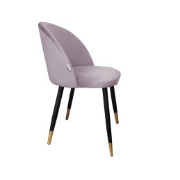 Krzesło Colin tkanina Welur noga metalowa