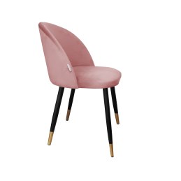 Krzesło Colin tkanina Welur noga metalowa