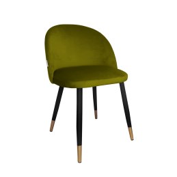 Krzesło Colin tkanina Welur noga metalowa