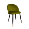 Krzesło Colin tkanina Welur noga metalowa
