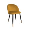 Krzesło Colin tkanina Welur noga metalowa