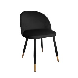 Krzesło Colin tkanina Welur noga metalowa