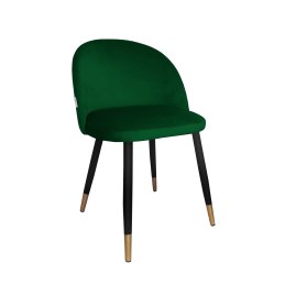 Krzesło Colin tkanina Welur noga metalowa