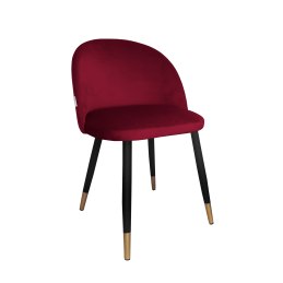 Krzesło Colin tkanina Welur noga metalowa