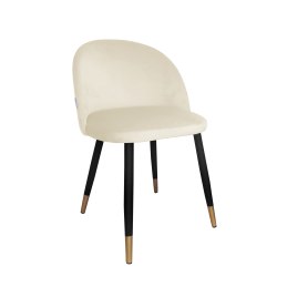 Krzesło Colin tkanina Welur noga metalowa