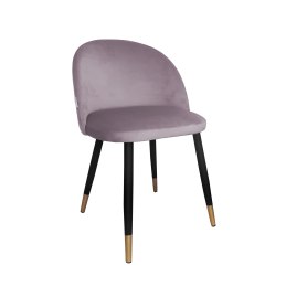 Krzesło Colin tkanina Welur noga metalowa