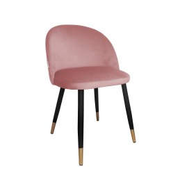 Krzesło Colin tkanina Welur noga metalowa