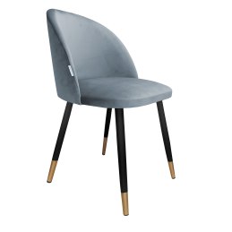 Krzesło Colin tkanina Welur noga metalowa