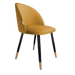 Krzesło Colin tkanina Welur noga metalowa