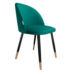 Krzesło Colin tkanina Welur noga metalowa