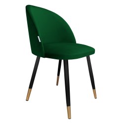 Krzesło Colin tkanina Welur noga metalowa