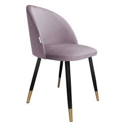 Krzesło Colin tkanina Welur noga metalowa