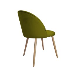 Krzesło Colin tkanina Welur noga metalowa