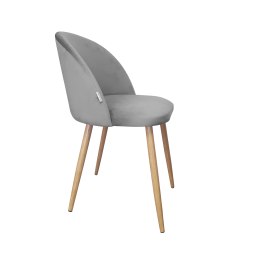 Krzesło Colin tkanina Welur noga metalowa