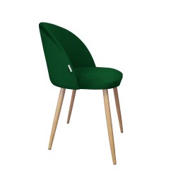 Krzesło Colin tkanina Welur noga metalowa