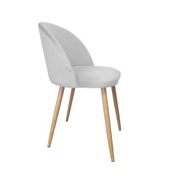 Krzesło Colin tkanina Welur noga metalowa