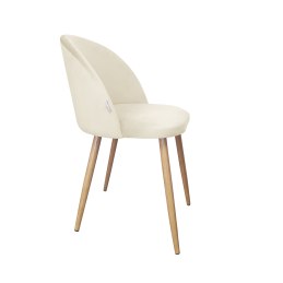 Krzesło Colin tkanina Welur noga metalowa