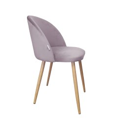 Krzesło Colin tkanina Welur noga metalowa