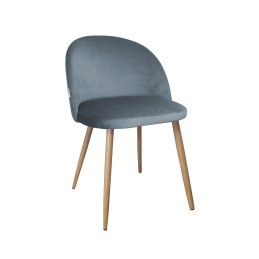 Krzesło Colin tkanina Welur noga metalowa
