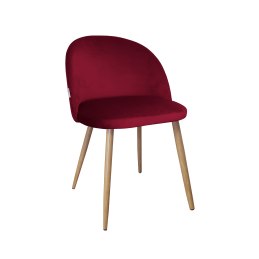 Krzesło Colin tkanina Welur noga metalowa