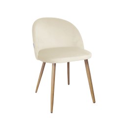 Krzesło Colin tkanina Welur noga metalowa