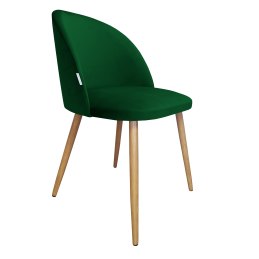 Krzesło Colin tkanina Welur noga metalowa