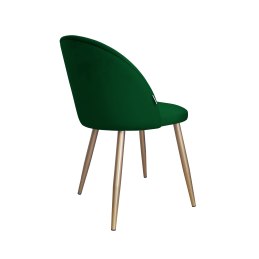 Krzesło Colin tkanina Welur noga metalowa