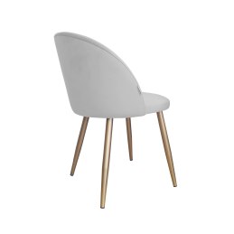 Krzesło Colin tkanina Welur noga metalowa