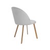 Krzesło Colin tkanina Welur noga metalowa