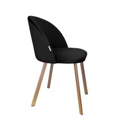 Krzesło Colin tkanina Welur noga metalowa