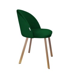 Krzesło Colin tkanina Welur noga metalowa