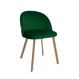 Krzesło Colin tkanina Welur noga metalowa