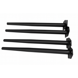 Krzesło Colin tkanina Welur noga metalowa